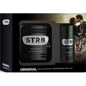 Str8 Original toaletní voda 50 ml + deodorant sprej 150 ml, dárková sada