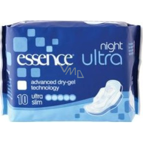 Essence Ultra Night intimní vložky s křidélky 10 kusů
