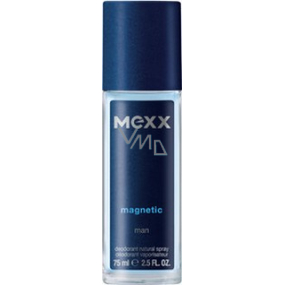 Mexx be Magnetic Man parfémovaný deodorant sklo pro muže 75 ml
