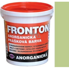Fronton Anorganická prášková barva Zelená pro venkovní a vnitřní použití 800 g