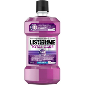 Listerine Total Care Clean Mint ústní voda pro kompletní ochranu zubů 500 ml