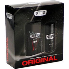 Str8 Original sprchový gel 250 ml + deodorant sprej 150 ml, kosmetická sada