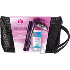 Dermacol Magnum Magnum řasenka 9 ml + odličovač očí 150 ml, kosmetická sada