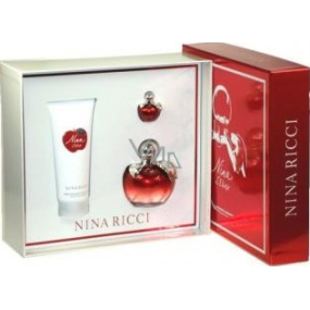 Nina Ricci L Elixir parfémovaná voda pro ženy 80 ml + tělové mléko 100 ml + parfémovaná voda pro ženy 4 ml, dárková sada