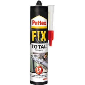 Pattex Total Fix PL70 Bílé vodovzdorné lepidlo k lepení, tmelení a fixování na bázi polymeru 440 g