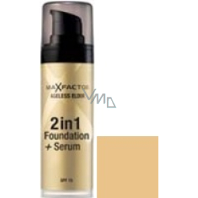Max Factor Ageless Elixir 2v1 make-up + sérum 75 Golden 30 ml