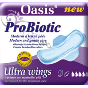 Oasis ProBiotic Ultra Wings intimní vložky 9 kusů