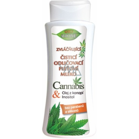 Bione Cosmetics Cannabis čisticí odličovací pleťové mléko 255 ml