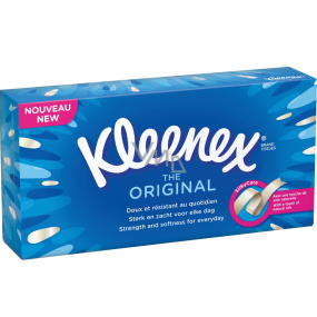 Kleenex Original třívrstvé hygienické kapesníky v krabičce 70 kusů