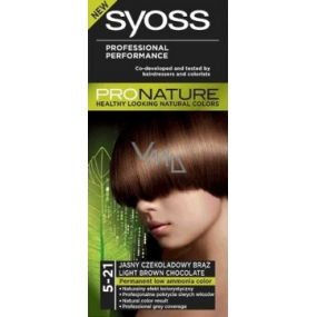 Syoss ProNature dlouhotrvající barva na vlasy 5-21 světle hnědá čokoláda