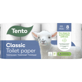Tento Classic toaletní papír 150 útržků 3 vrstvý 8 kusů
