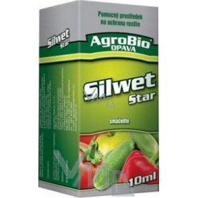 AgroBio Silwet Star organosilikonové smáčedlo, zvyšuje smáčivost a přilnavost aplikační kapaliny 10 ml