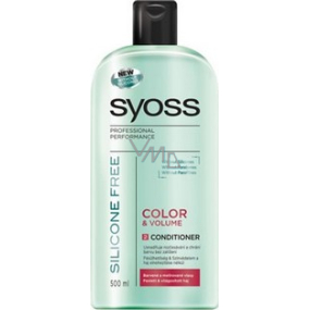 Syoss Color & Volume Silicone Free kondicionér na vlasy bez silikonů 500 ml