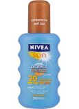 Nivea Sun Protect & Bronze SPF20+ intenzivní sprej na opalování Medium 200 ml