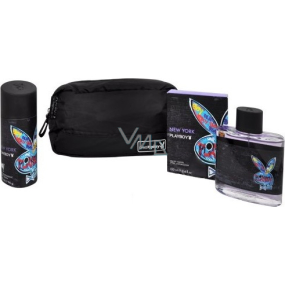 Playboy New York toaletní voda 100 ml + tělové mléko 150 ml + Taška, dárková sada