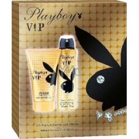 Playboy Vip for Her sprchový gel 150 ml + deodorant sprej 150 ml, kosmetická sada
