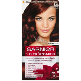 Garnier Color Sensation barva na vlasy 4.52 Intenzivní hnědá