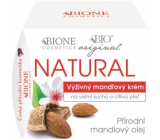 Bione Cosmetics Mandle original natural výživný mandlový krém velmi suchá a citlivá pleť 51 ml