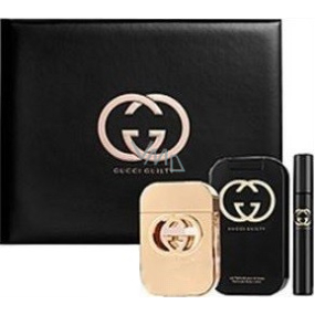 Gucci Guilty toaletní voda 75 ml + sprchový gel 100 ml + toaletní voda 7,4 ml, dárková sada