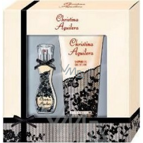 Christina Aguilera Signature parfémovaná voda pro ženy 15 ml + sprchový gel 200 ml, dárková sada