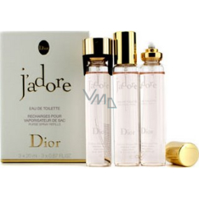 Christian Dior Jadore Eau de Parfume parfémovaná voda náplň pro ženy 3 x 20 ml