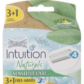 Wilkinson Lady Intuition Naturals Sensitive Care náhradní hlavice 4 kusy