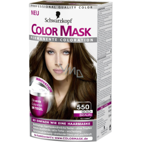 Schwarzkopf Color Mask barva na vlasy 550 Zlatavě hnědý