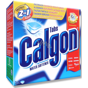 Calgon Protect 2v1 Clean změkčovač vody 12 kusů