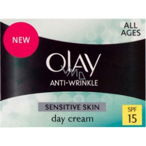 Olay Anti-Wrinkle Sensitive Skin SPF15 denní krém 50 ml