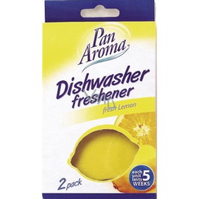 Pan Aroma Dishwasher Freshener Fresh Lemon vůně do myčky 2 kusy