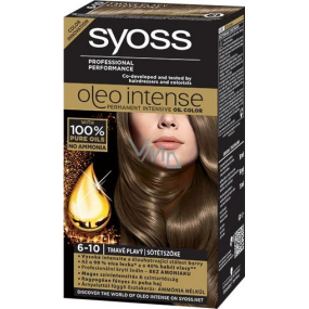 Syoss Oleo Intense Color barva na vlasy bez amoniaku 6-10 Tmavě plavý