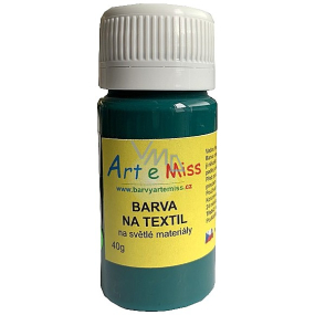 Art e Miss Barva na světlý textil 34 Tmavá zelená 40 g