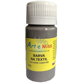 Art e Miss Barva na světlý textil 91 Stříbrná 40 g