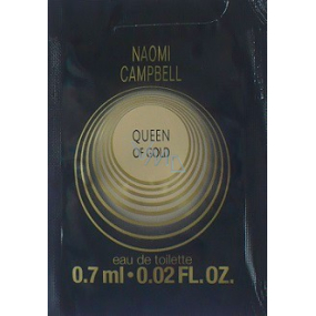 Naomi Campbell Queen of Gold toaletní voda pro ženy 0,7 ml, vialka