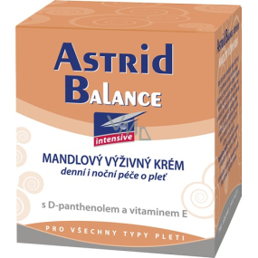 Astrid Balance Intensive mandlový výživný krém suchá a velmi suchá pleť 50 ml
