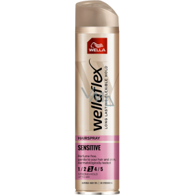 Wella Wellaflex Sensitive silné zpevnění lak na vlasy pro citlivou pokožku 250 ml