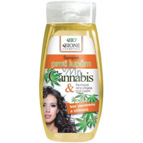 Bione Cosmetics Cannabis šampon proti lupům pro ženy 250 ml