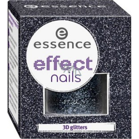 Essence Effect Nails 3D Glitters efekt na nehty 04 Tonight At Midnight 3,2 g