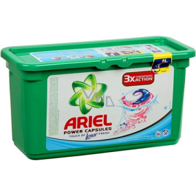 Ariel Touch of Lenor Fresh gelové kapsle na praní prádla 3X More Cleaning Power 38 kusů 1094,4 g