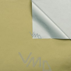 Zöllner Dárkový balicí papír 70 x 200 cm Dvoubarevný zlato-stříbrný