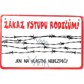Nekupto Humor po Česku humorná cedulka 15 x 10 cm 1 kus