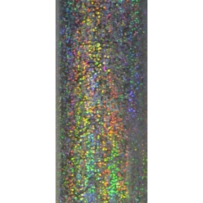 Zöllner Dárkový balicí papír 70 x 150 cm Holografický stříbrný