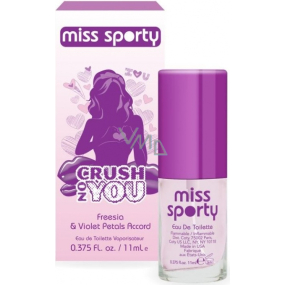Miss Sporty Love 2 Love Crush On You toaletní voda pro ženy 11 ml