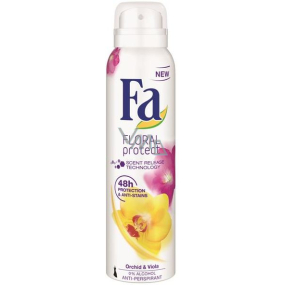 Fa Floral Protect Orchid & Viola antiperspitant deodorant sprej pro ženy 150 ml