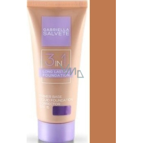 Gabriella Salvete Long Lasting Foundation 3v1 SPF15 make-up 06 Ebony 30 ml
