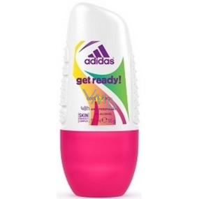 Adidas Cool & Care 48h Get Ready! kuličkový antiperspirant deodorant roll-on pro ženy 50 ml