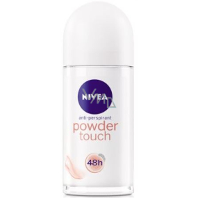 Nivea Powder Touch kuličkový antiperspirant deodorant roll-on pro ženy 50 ml