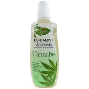 Bione Cosmetics Dentamint Cannabis ústní voda 500 ml