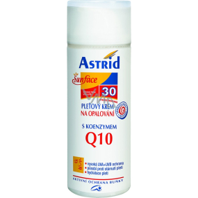 Astrid Sun Face F30 Koenzym Q10 opalovací pleťový krém 75 ml