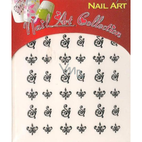 Absolute Cosmetics Nail Art samolepicí nálepky na nehty NT006 1 aršík